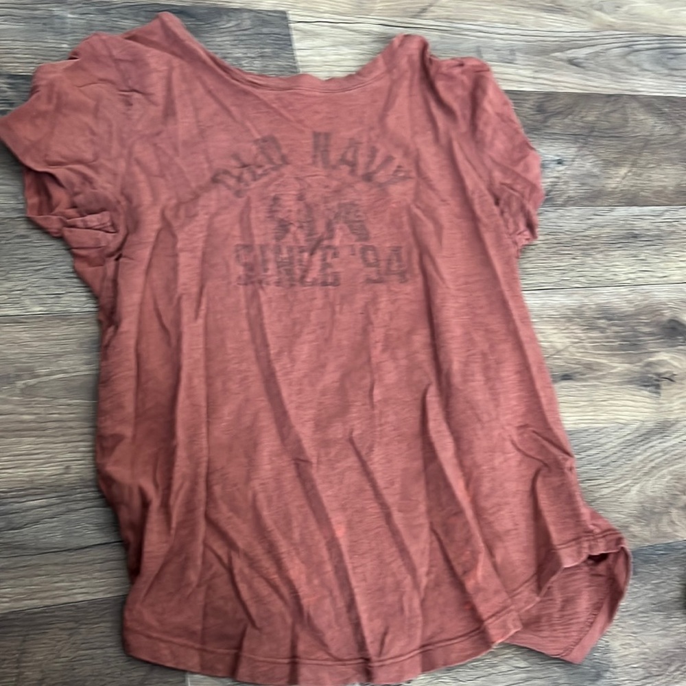 brown old navy shirt